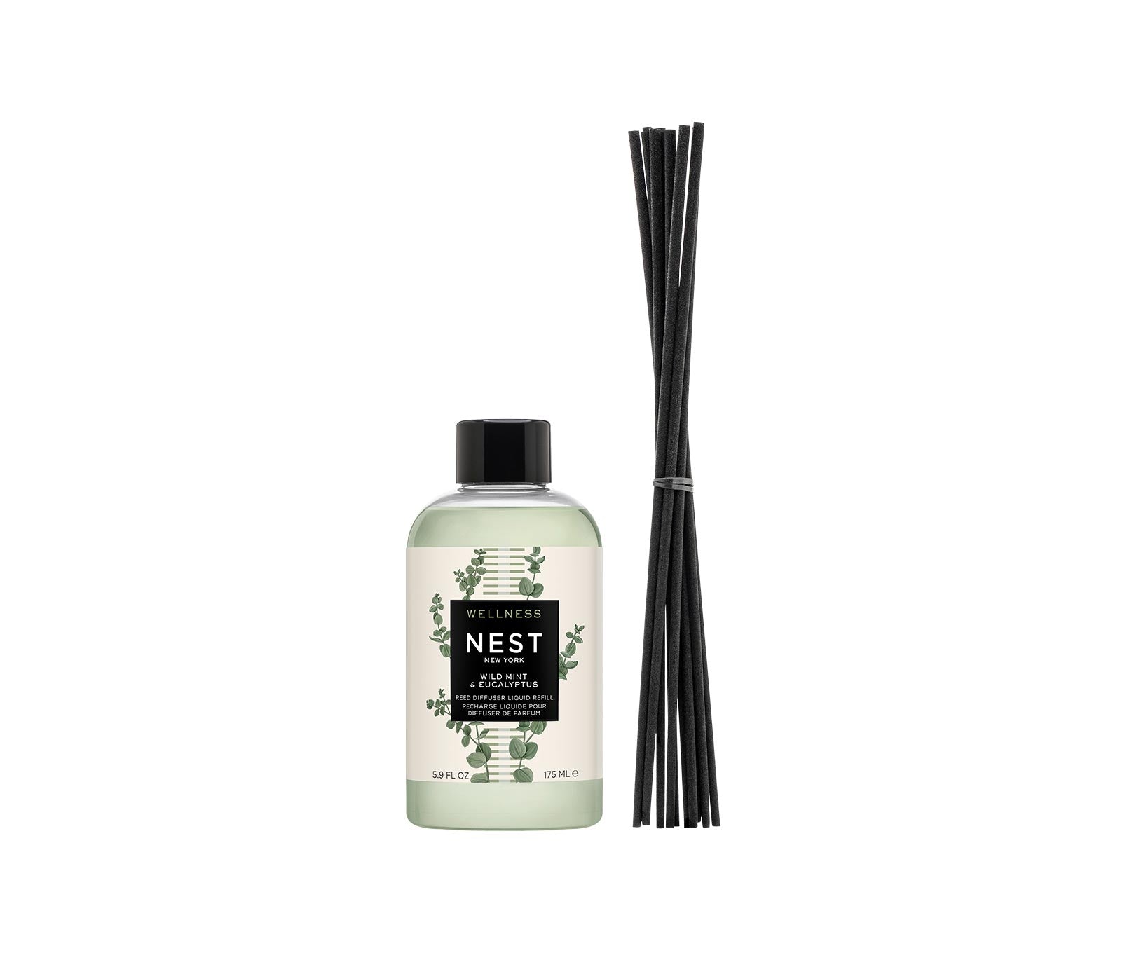 Wild Mint Eucalyptus Reed Diffuser Refill | NEST New York