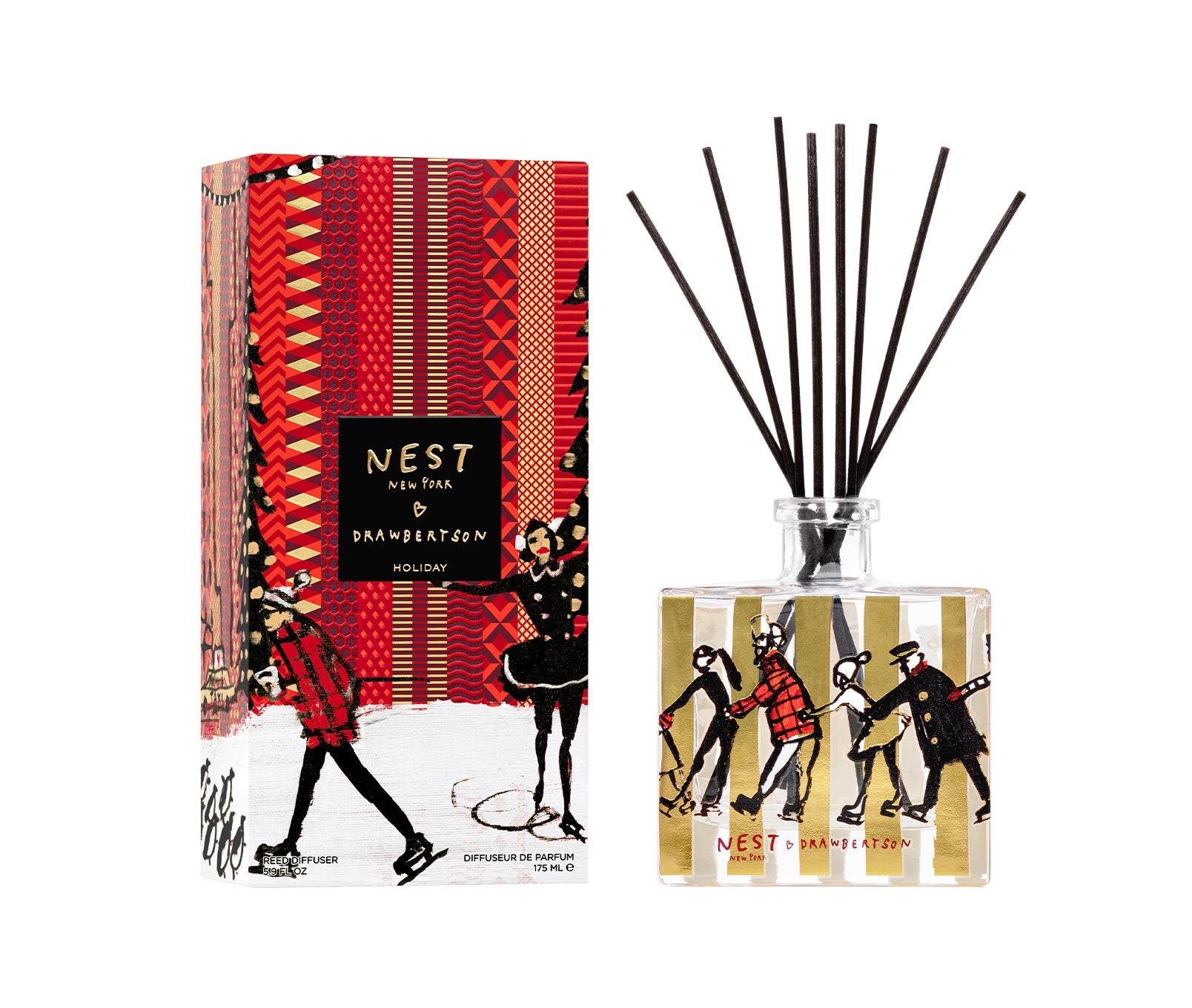 NEST NEW YORK x Drawbertson Holiday Reed Diffuser