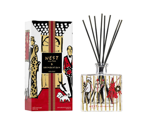 NEST NEW YORK x Drawbertson Red Carpet Holiday Reed Diffuser
