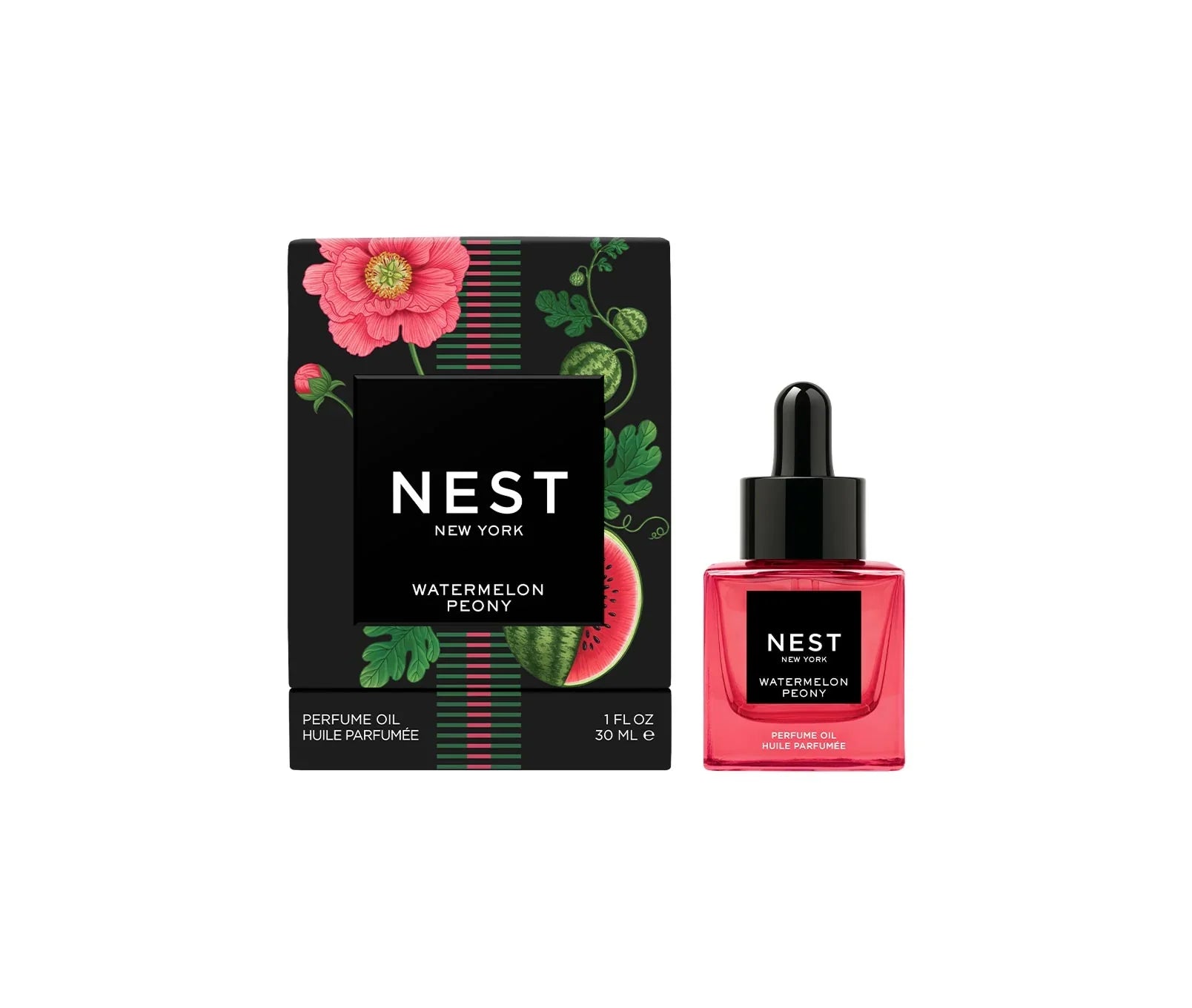 NEST New York Watermelon Peony perfume oil — bottle on white background (official product)