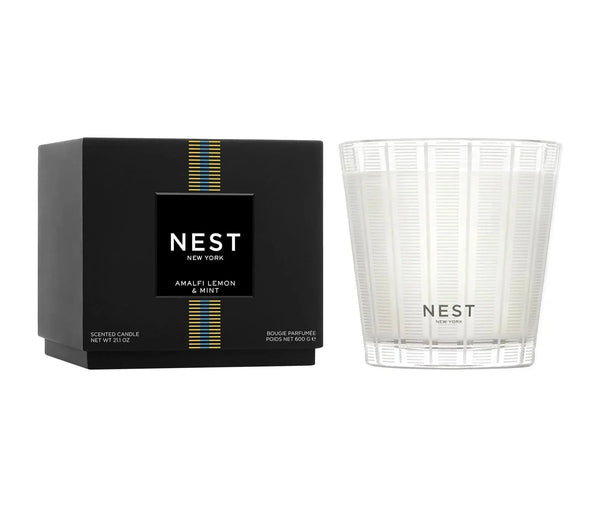 Amalfi Lemon Mint 3-Wick Candle | NEST New York