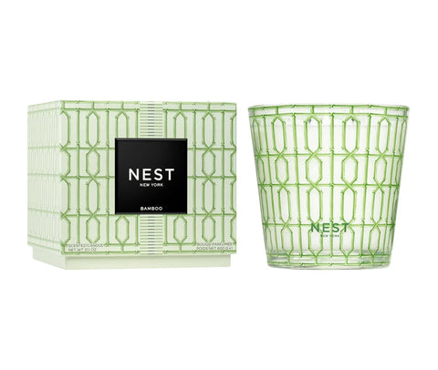 Bamboo Decorative 3-Wick Candle