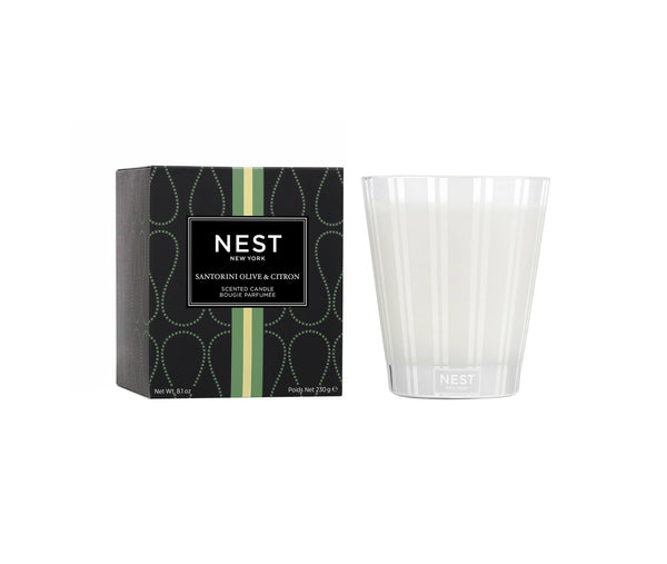 Santorini Olive & Citron Classic Candle | The Official Home of