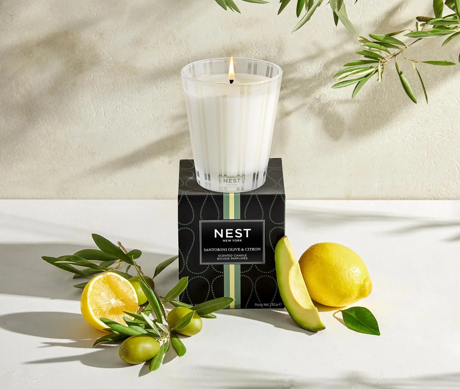 Santorini Olive & Citron Classic Candle - Thumbnail 5