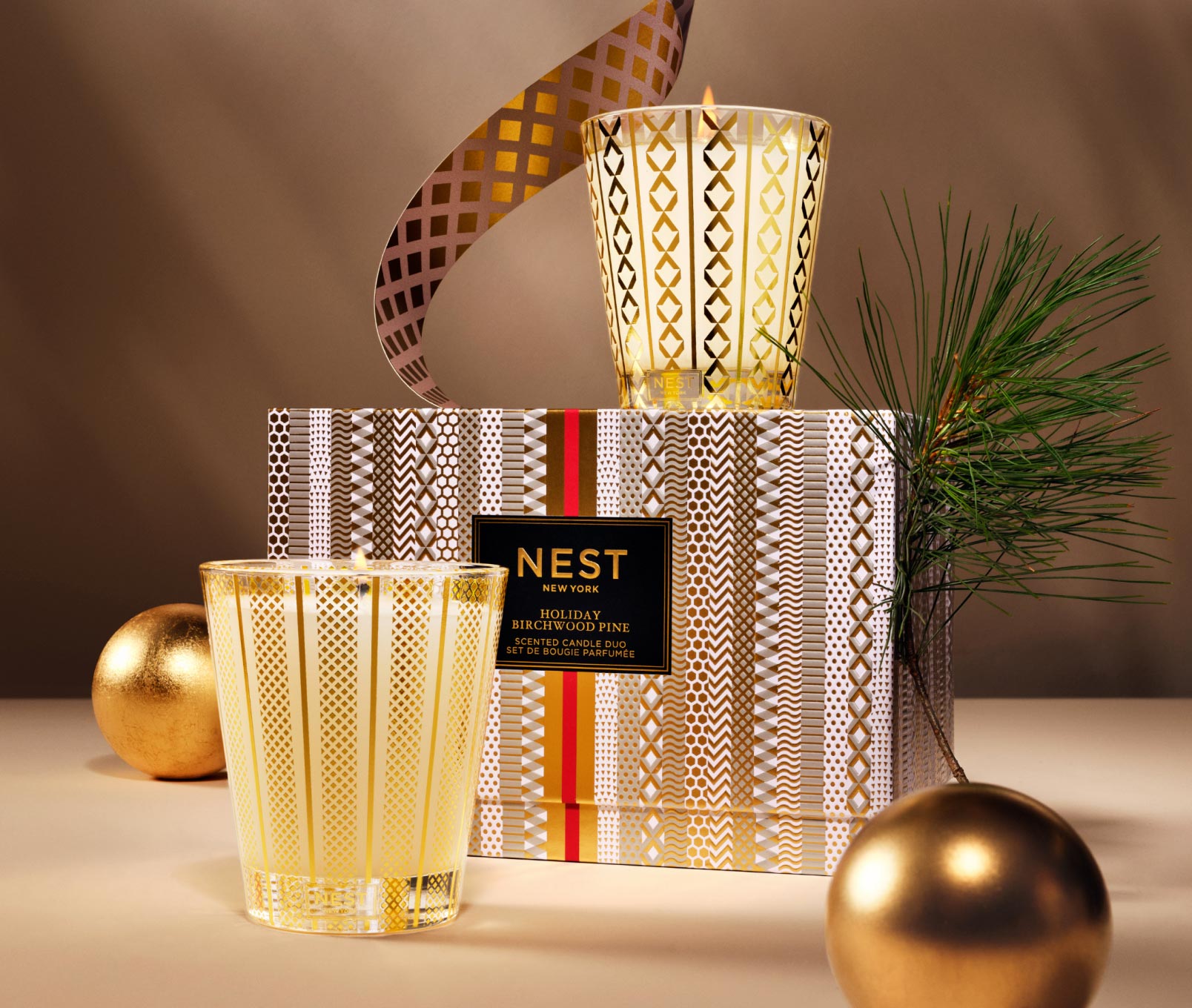 Holiday & Birchwood Pine Classic Candle Set - Thumbnail 5