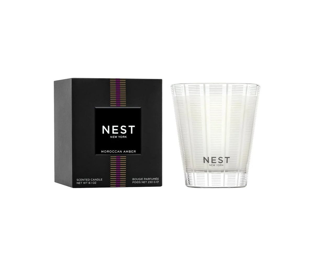 Moroccan Amber Classic Candle-3 Wick