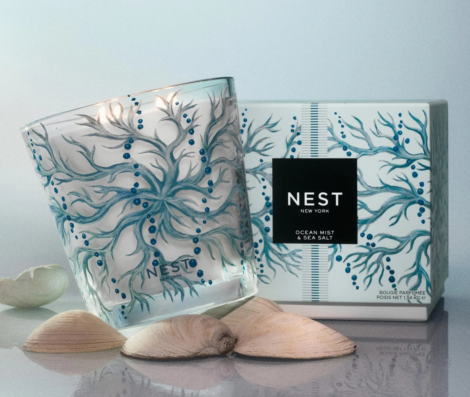 Ocean Mist & Sea Salt Decorative Luxury Candle - Thumbnail 5