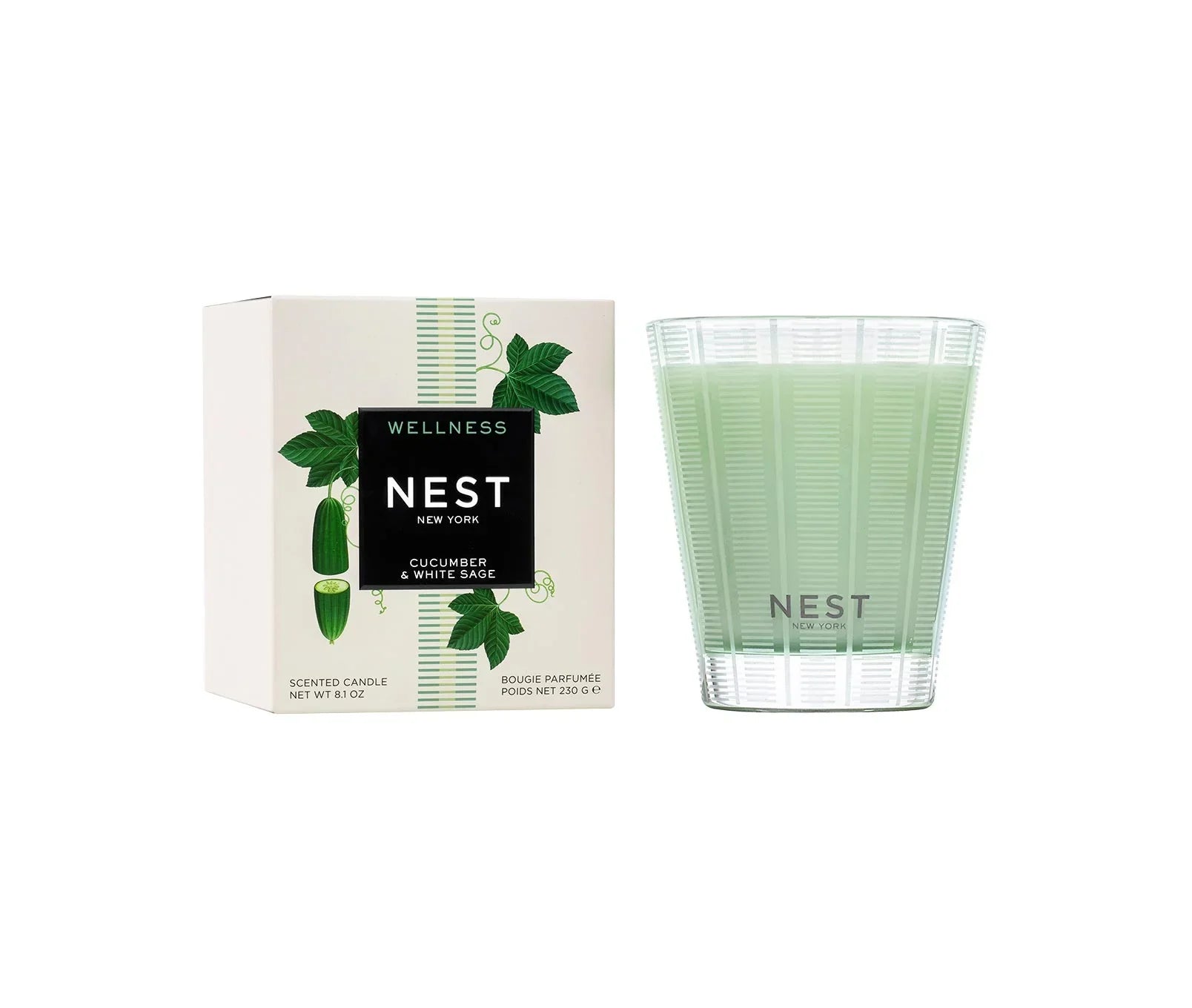 cucumber and lily white barn Cucumber & White Sage Classic Candle