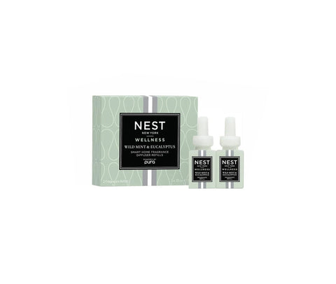 Wild Mint Eucalyptus Refill Duo for NEST x Pura Smart Home Fragrance Diffuser - Smart Vials