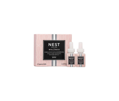 Himalayan Salt Rosewater Refill Duo for NEST x Pura Smart Home Fragrance Diffuser - Smart Vials