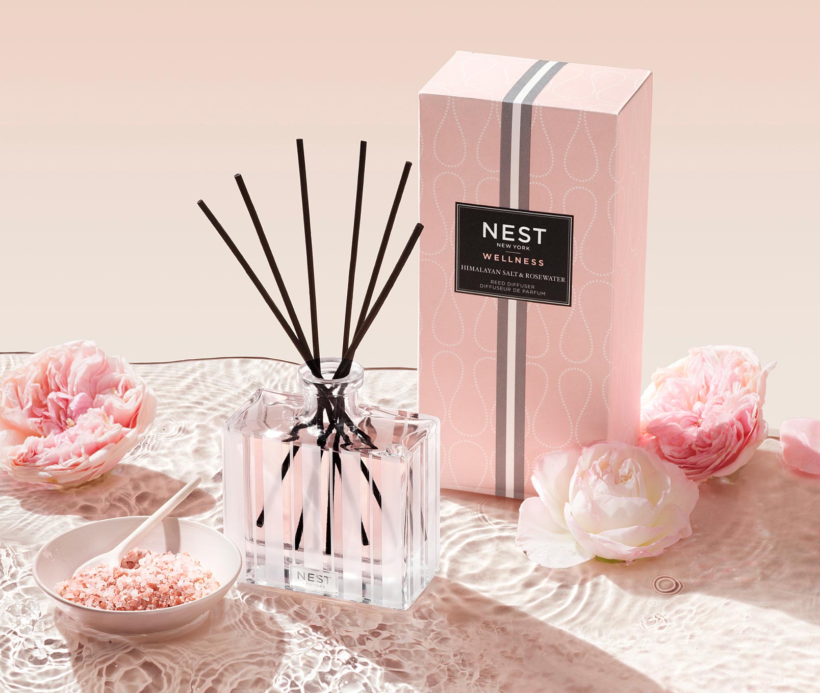 Himalayan Salt & Rosewater Reed Diffuser - Thumbnail 3
