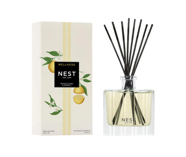 Sunlit Yuzu Neroli Reed Diffuser | NEST New York