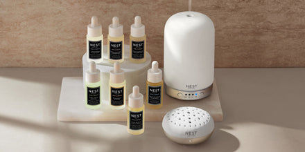 NEST New York misting diffuser and oil drops