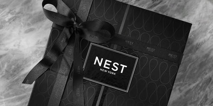 NEST New York gift box and ribbon